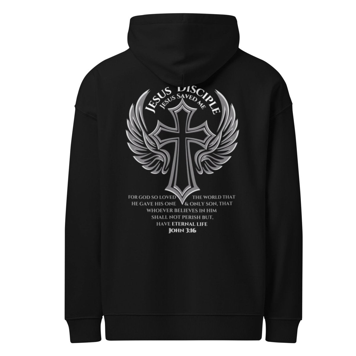John 3:16 “Jesus Saves” – Premium Hoodie - God's Armor Wear