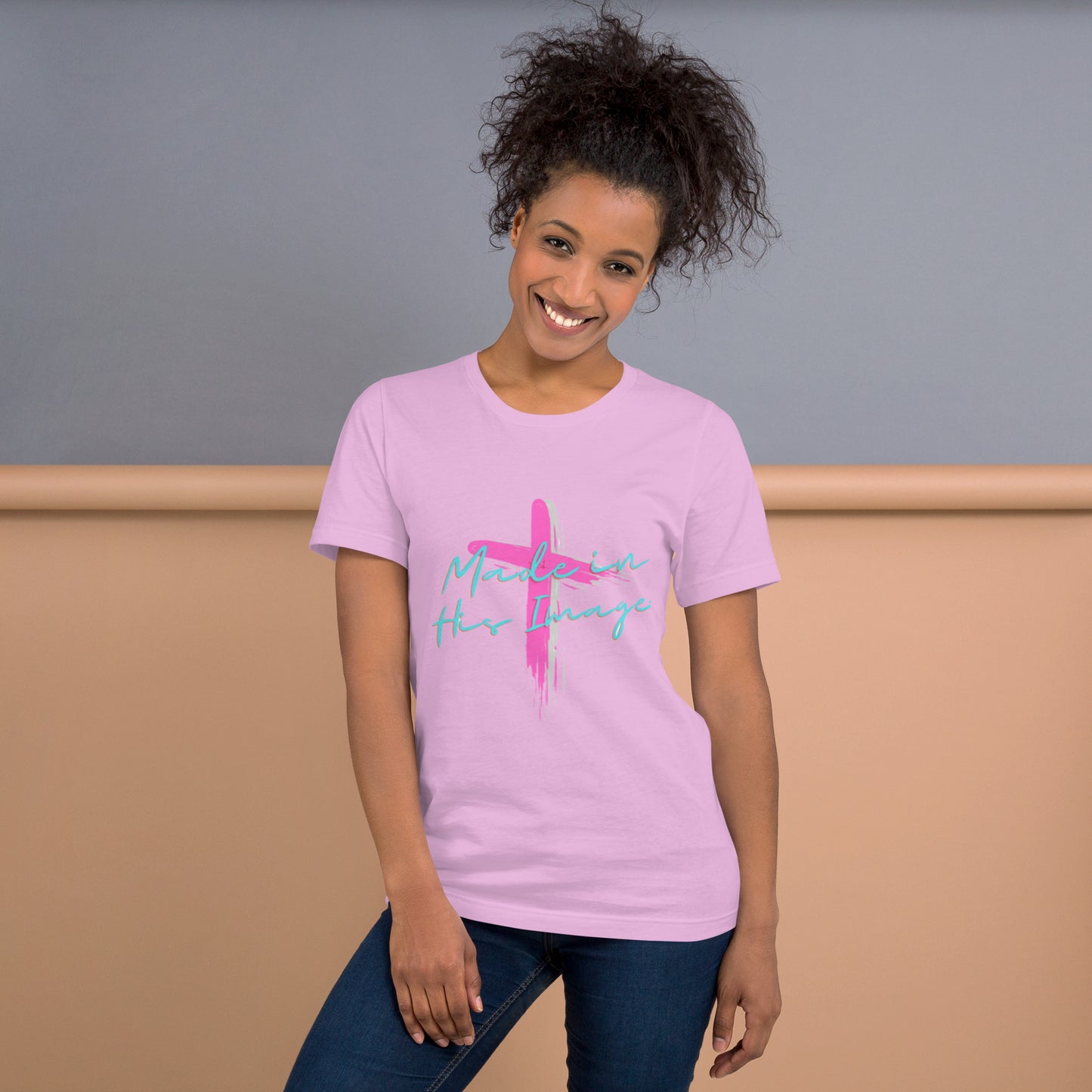 "Made in His Image" BC - 3001 Soft lightweight Pre Shrunk t-shirt - God's Armor Wear