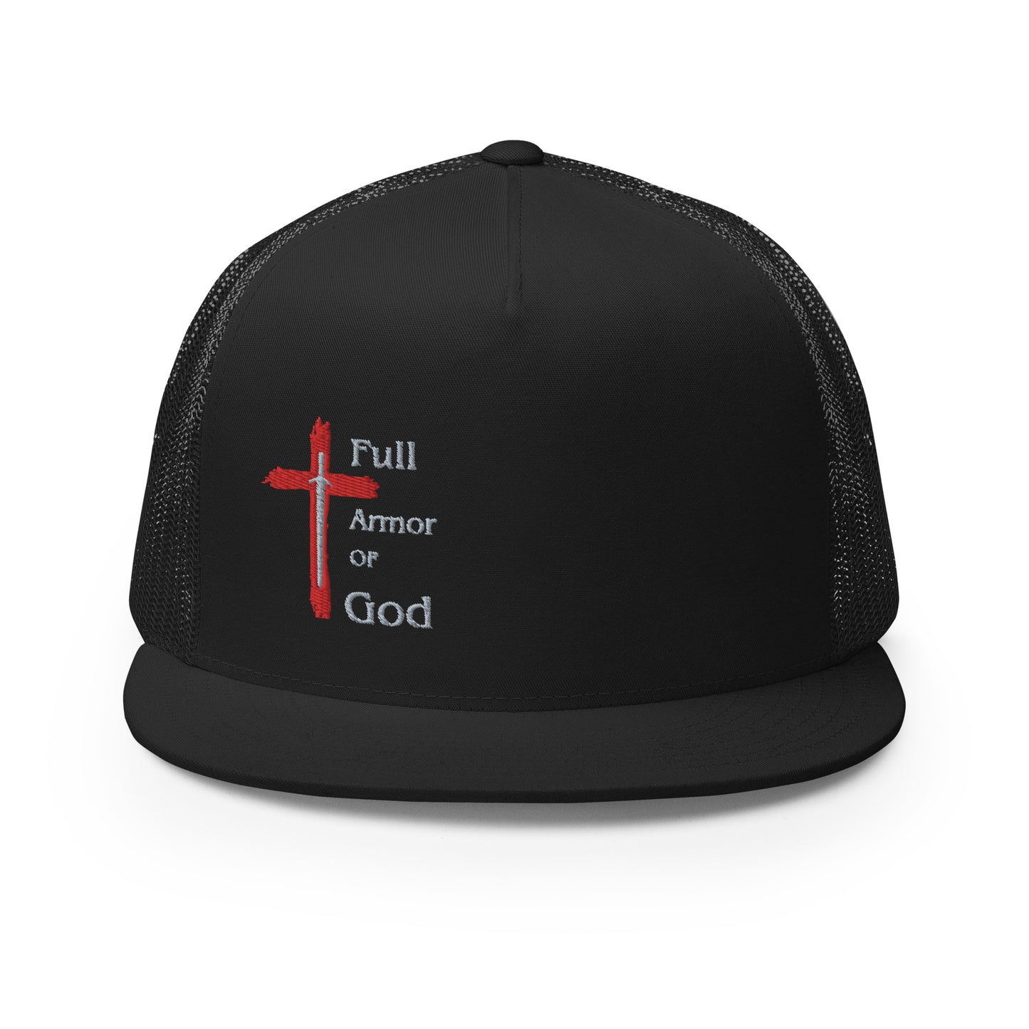 "Full Armor of God" Ypng - 6006 Snapback Trucker Cap - God's Armor Wear