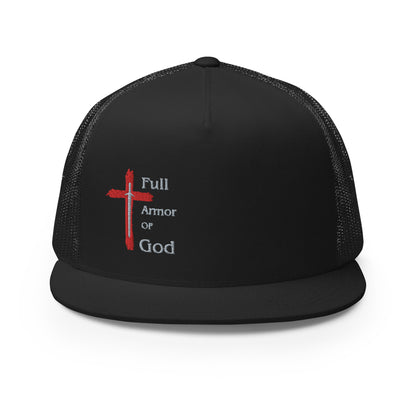 "Full Armor of God" Ypng - 6006 Snapback Trucker Cap - God's Armor Wear