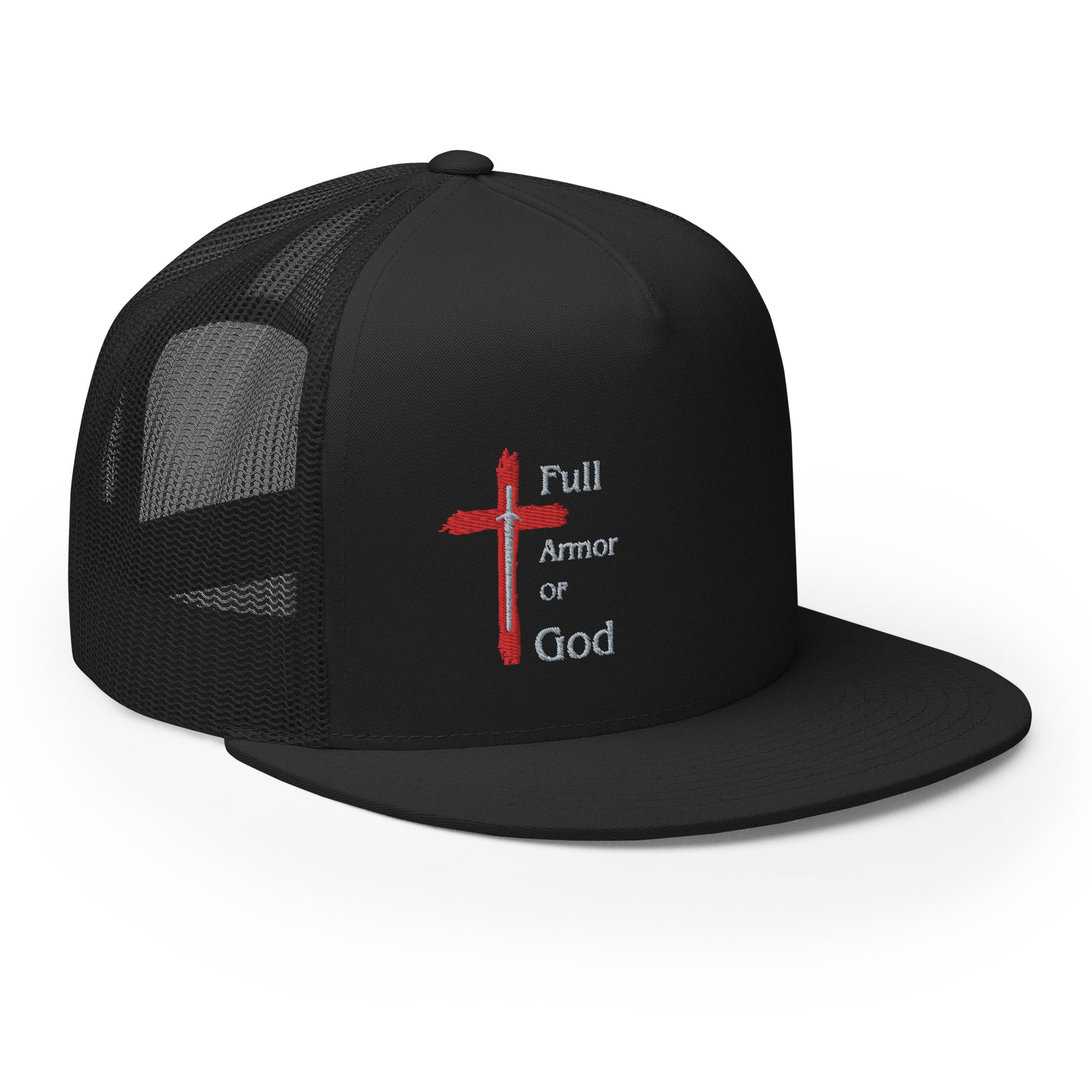 "Full Armor of God" Ypng - 6006 Snapback Trucker Cap - God's Armor Wear
