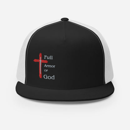 "Full Armor of God" Ypng - 6006 Snapback Trucker Cap - God's Armor Wear