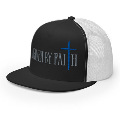 "In Memory of Caysen Cooksey" Snap back flat bill Trucker Cap/mesh back - God's Armor Wear