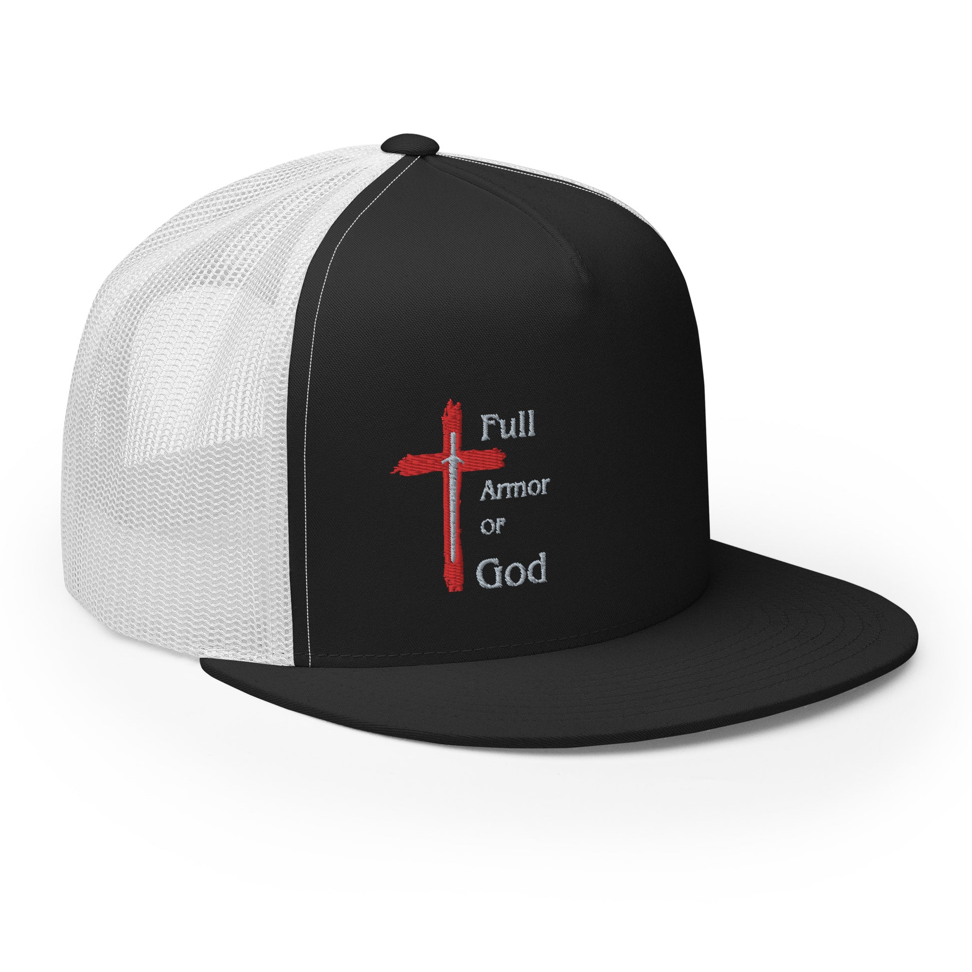 "Full Armor of God" Ypng - 6006 Snapback Trucker Cap - God's Armor Wear