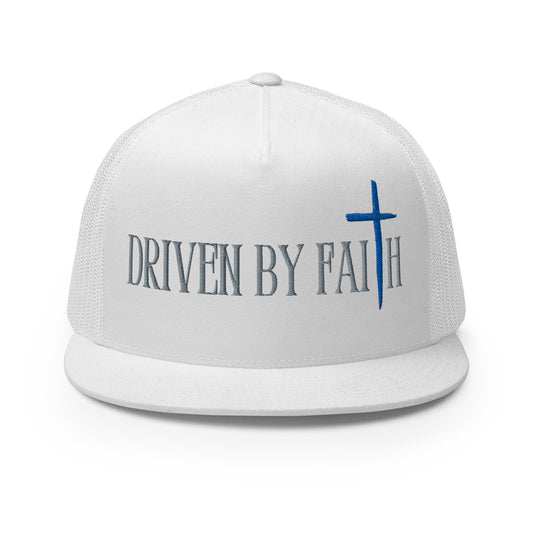 Driven By Faith | Snapback Flat Bill - God's Armor Wear