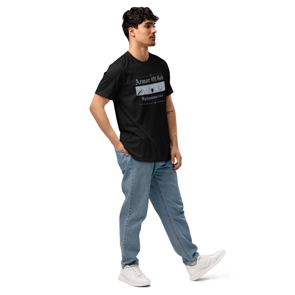 Armor of God Symbols Christian Eco T-Shirt - God's Armor Wear