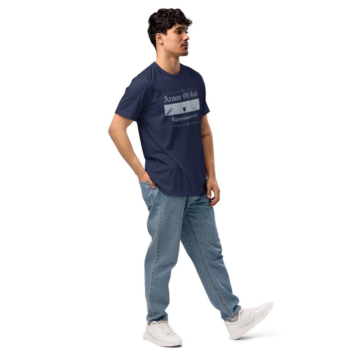 Armor of God Symbols Christian Eco T-Shirt - God's Armor Wear