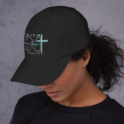Faith IN Jesus Christ adjustable low profile hat - God's Armor Wear