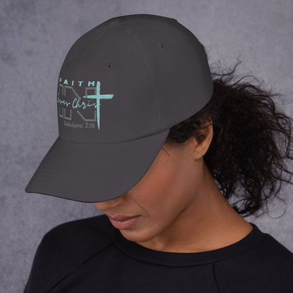 Faith IN Jesus Christ adjustable low profile hat - God's Armor Wear