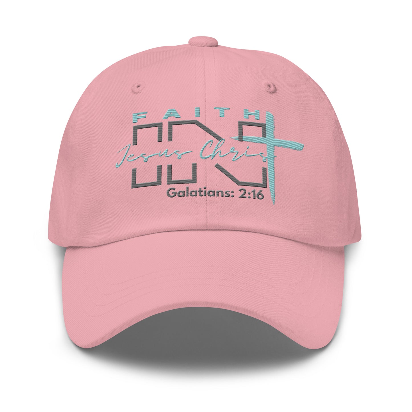 Faith IN Jesus Christ adjustable low profile hat - God's Armor Wear