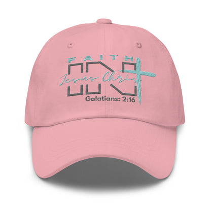 Faith IN Jesus Christ adjustable low profile hat - God's Armor Wear