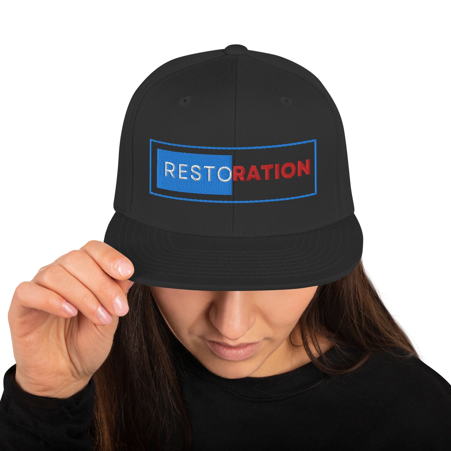 "Restoration" Ypng - 6089M Wool Blend Snapback Hat - God's Armor Wear