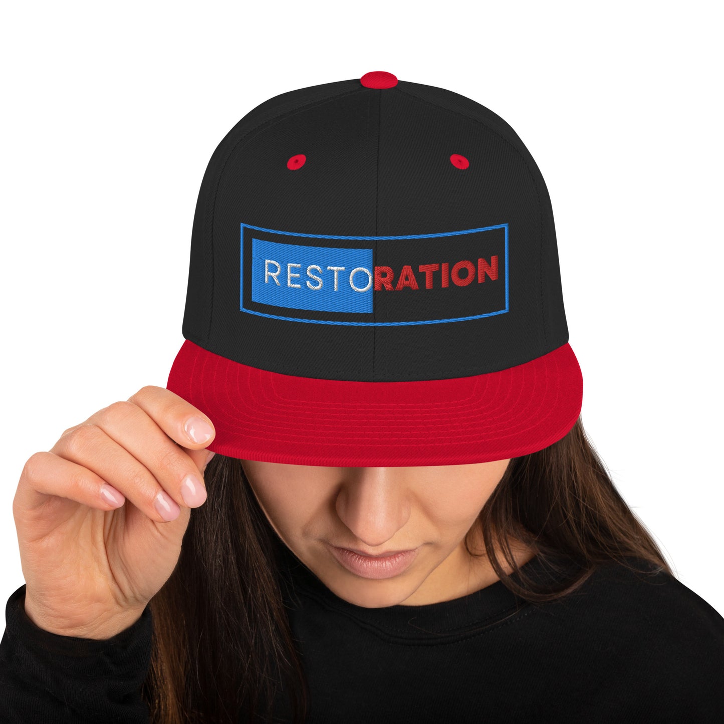 "Restoration" Ypng - 6089M Wool Blend Snapback Hat - God's Armor Wear