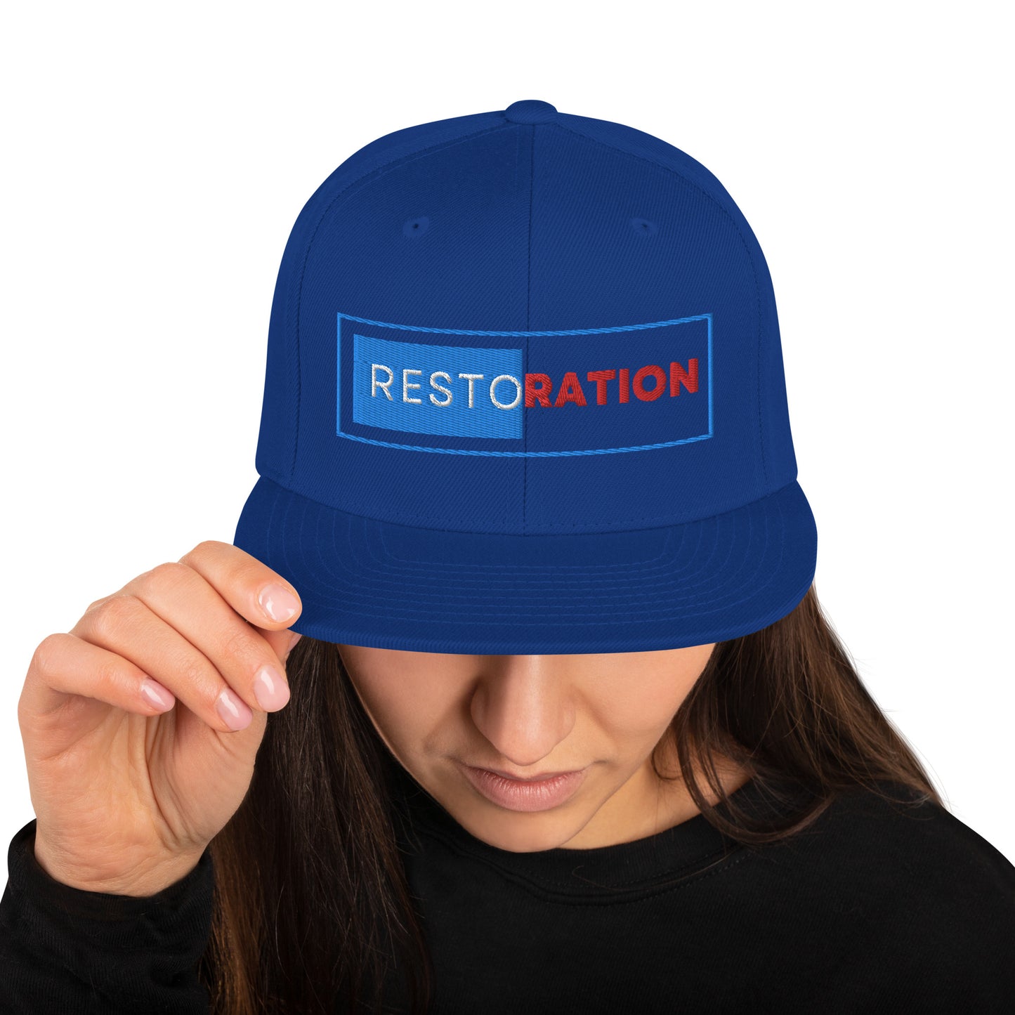 "Restoration" Ypng - 6089M Wool Blend Snapback Hat - God's Armor Wear