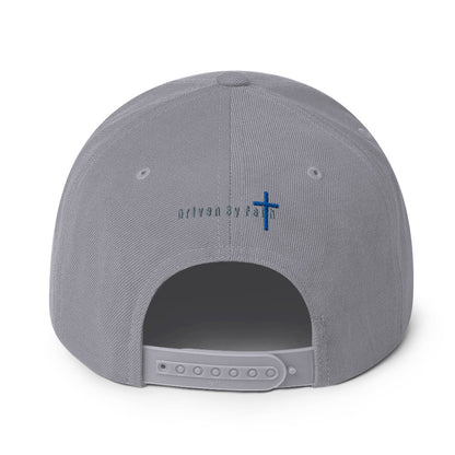 "In Memory of Caysen Cooksey"Snapback Flat bill Hat 80%Cotton 20%Wool Ypng - 6089M - God's Armor Wear