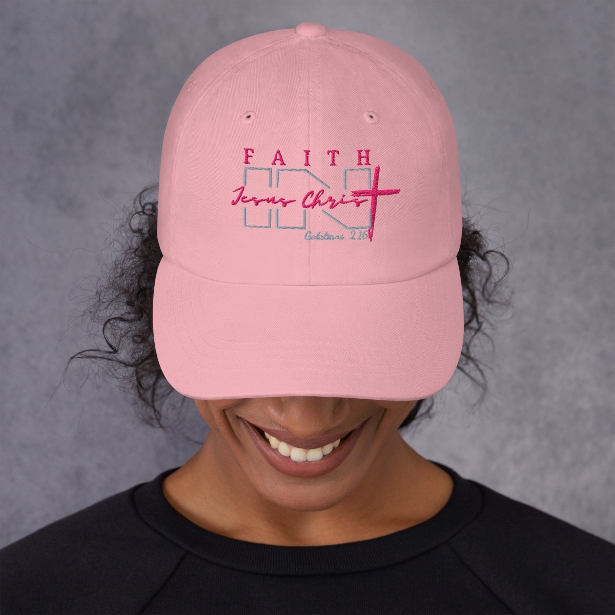 Faith IN Jesus Christ low profile hat - God's Armor Wear