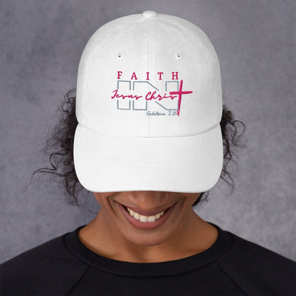 Faith IN Jesus Christ low profile hat - God's Armor Wear
