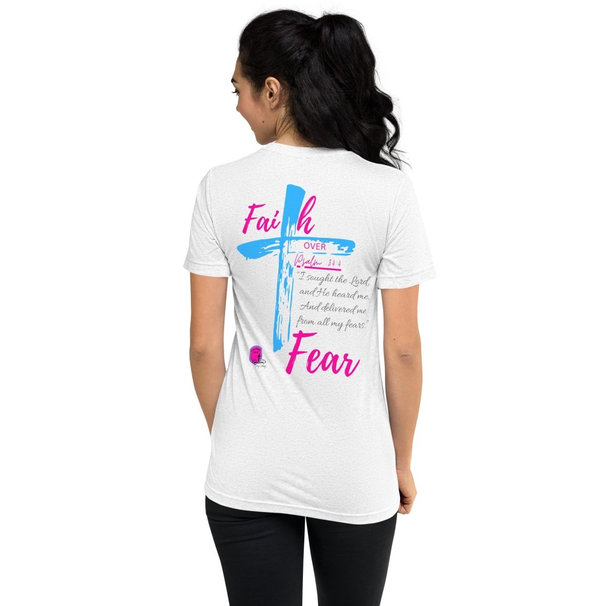 Faith over Fear Classic V - neck T-Shirt - God's Armor Wear