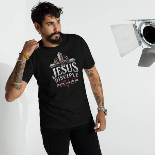 Jesus Disciple – Jesus Saved Me | GAW Classic Tee - God's Armor Wear