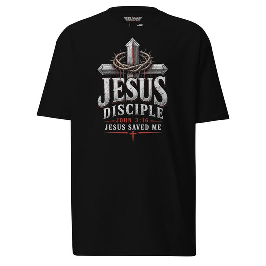 Jesus Disciple – Jesus Saved Me | GAW Classic Tee - God's Armor Wear