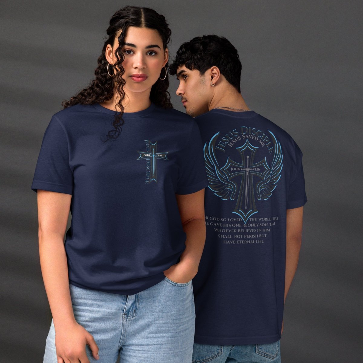 Jesus Disciple John 3:16 eco t-shirt - God's Armor Wear