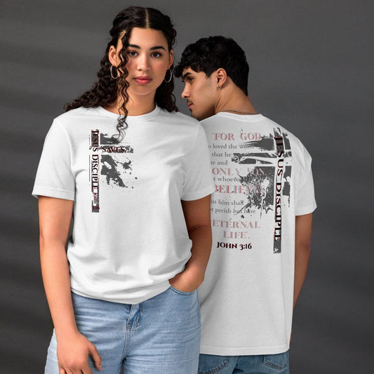 Jesus Disciple-Saves Eco Lightweight T-Shirt - God's Armor Wear