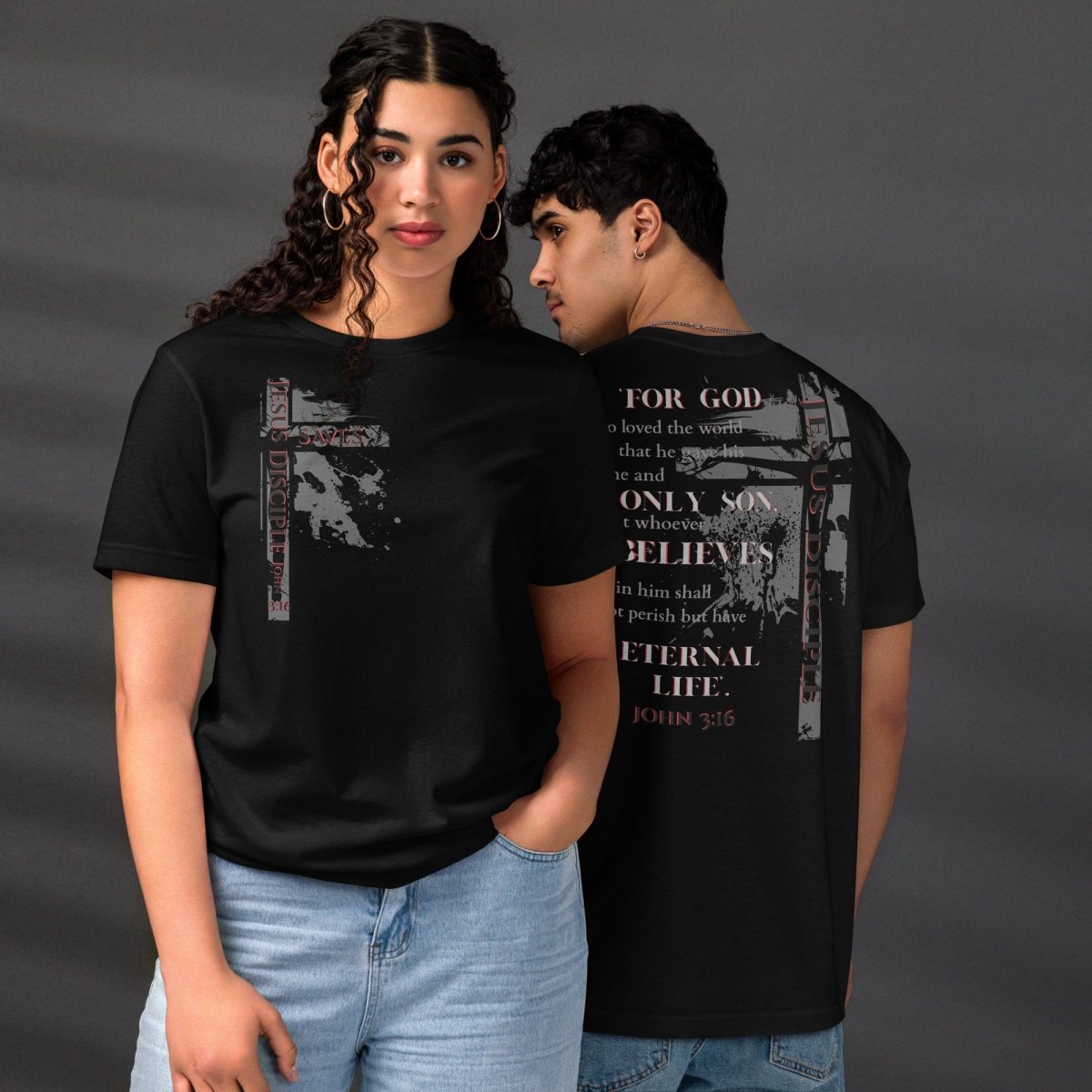 Jesus Disciple-Saves Eco Lightweight T-Shirt - God's Armor Wear