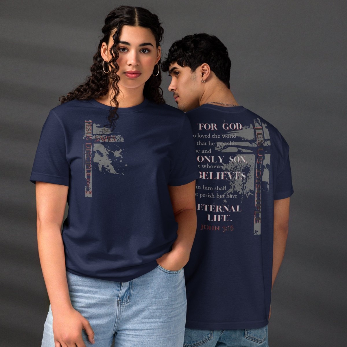 Jesus Disciple-Saves Eco Lightweight T-Shirt - God's Armor Wear