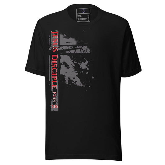 John 3:16 (Jesus saves) organic cotton t-shirt - God's Armor Wear