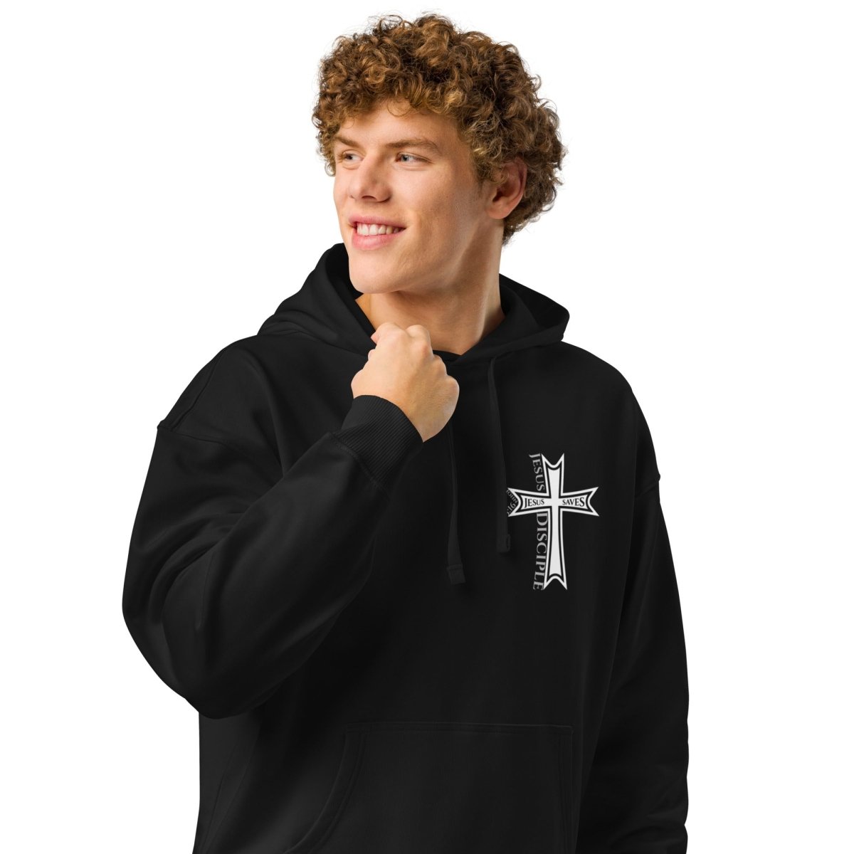 John 3:16 “Jesus Saves” – Premium Hoodie - God's Armor Wear