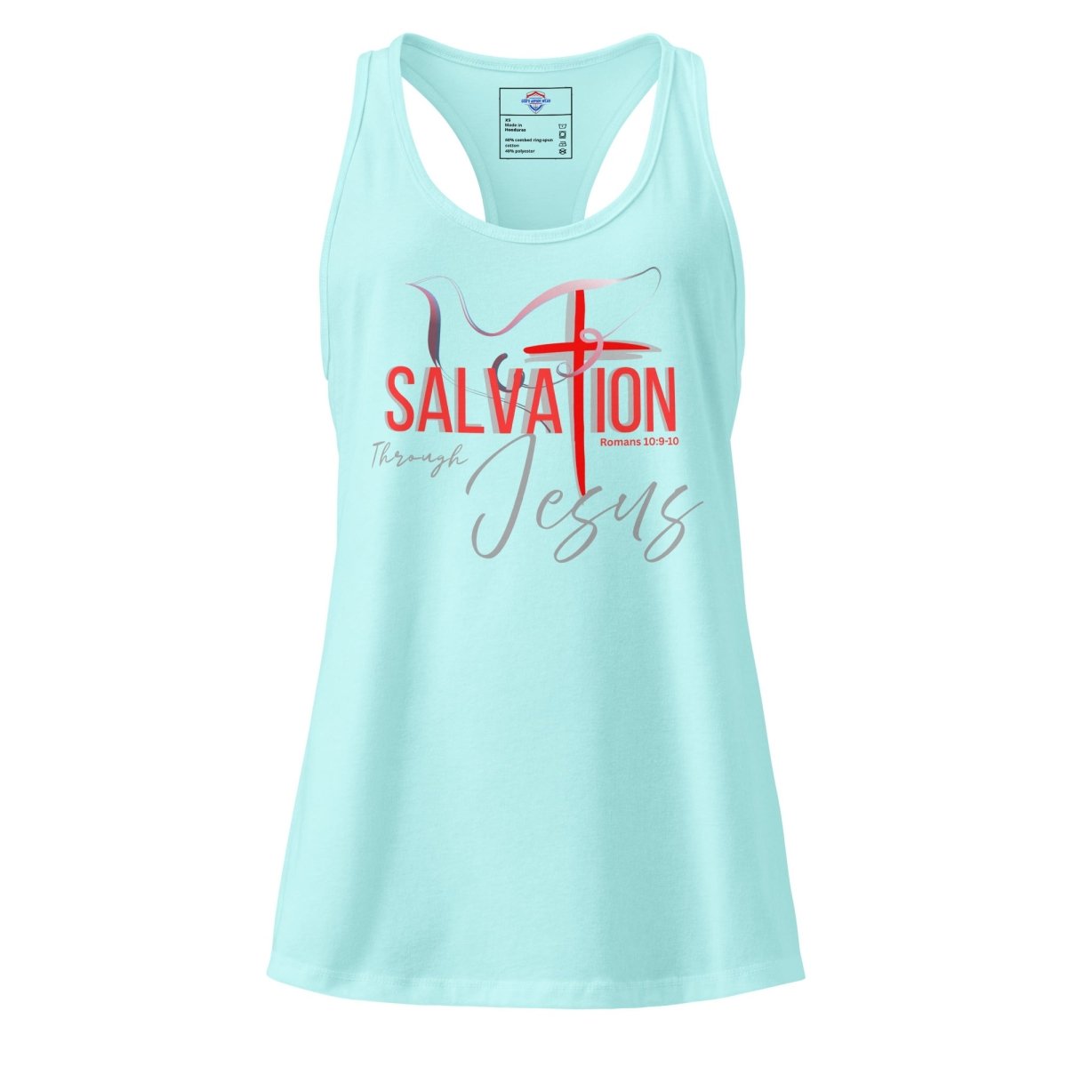 Salvation W/Dove & Cross | fitted racerback tank top - God's Armor Wear