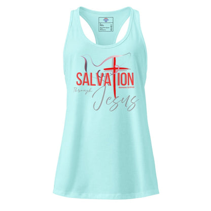 Salvation W/Dove & Cross | fitted racerback tank top - God's Armor Wear
