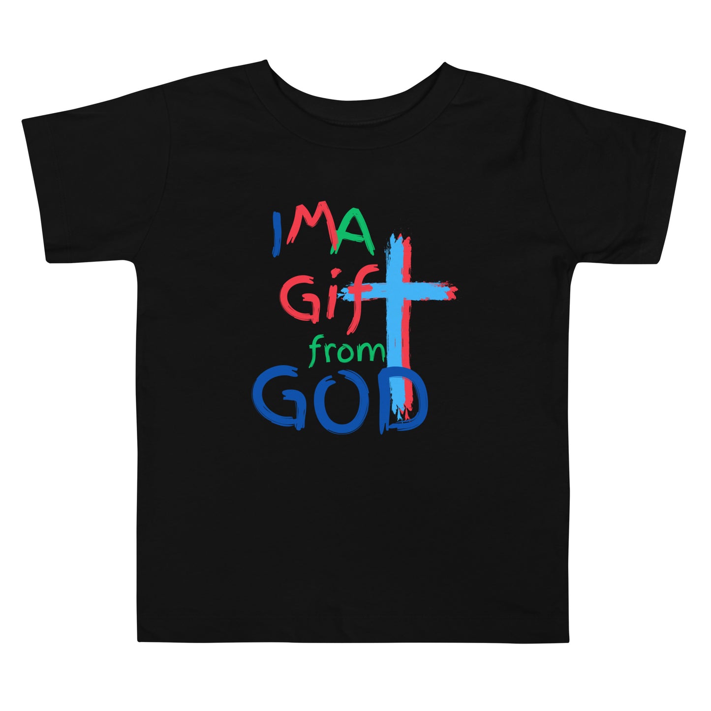"I M A Gift from GOD" Toddler Short Sleeve Tee - God's Armor Wear