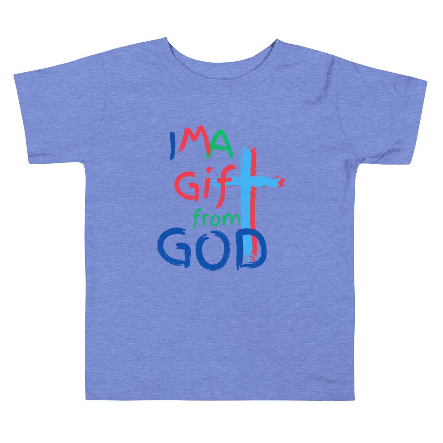 "I M A Gift from GOD" Toddler Short Sleeve Tee - God's Armor Wear