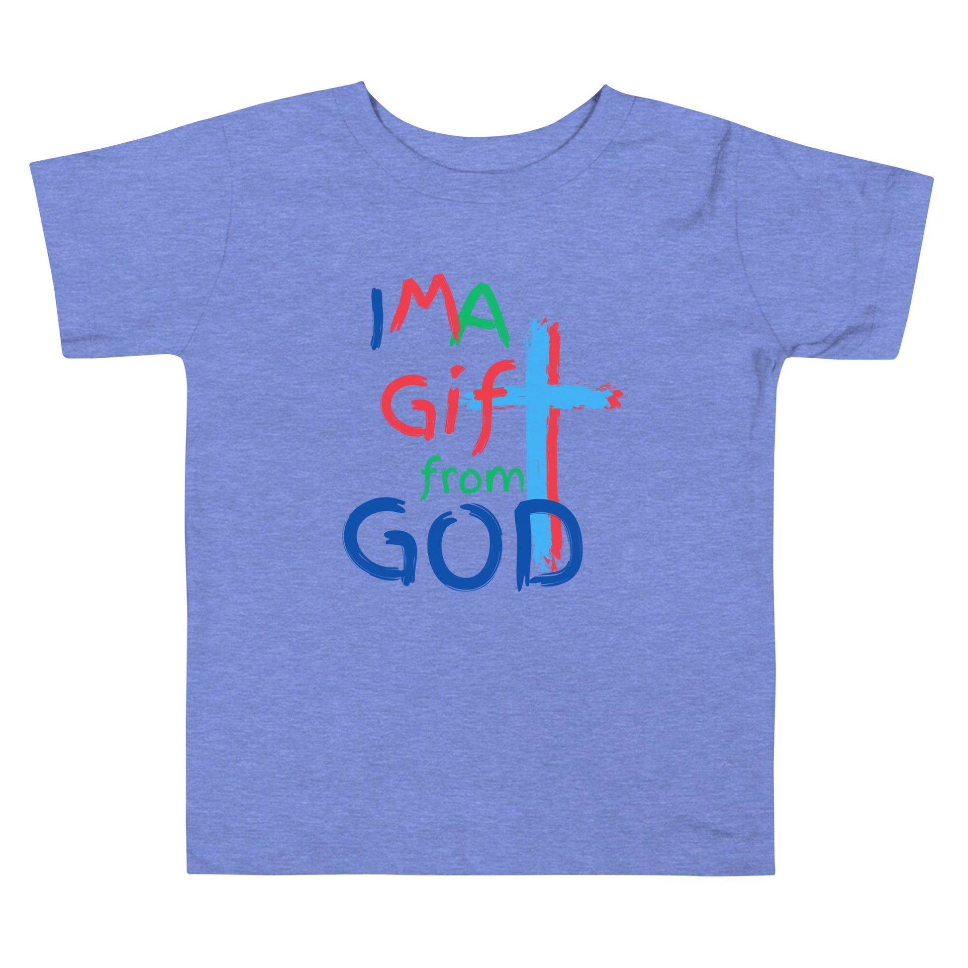 "I M A Gift from GOD" Toddler Short Sleeve Tee - God's Armor Wear