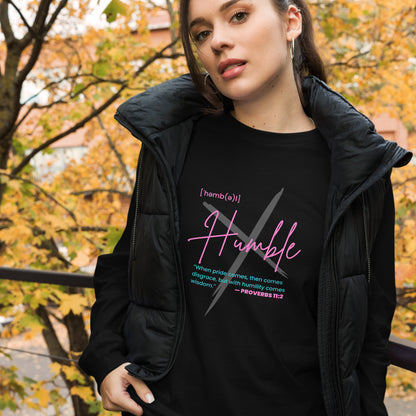 "Humble" Unisex Long Sleeve Tee BC - 3501 - God's Armor Wear