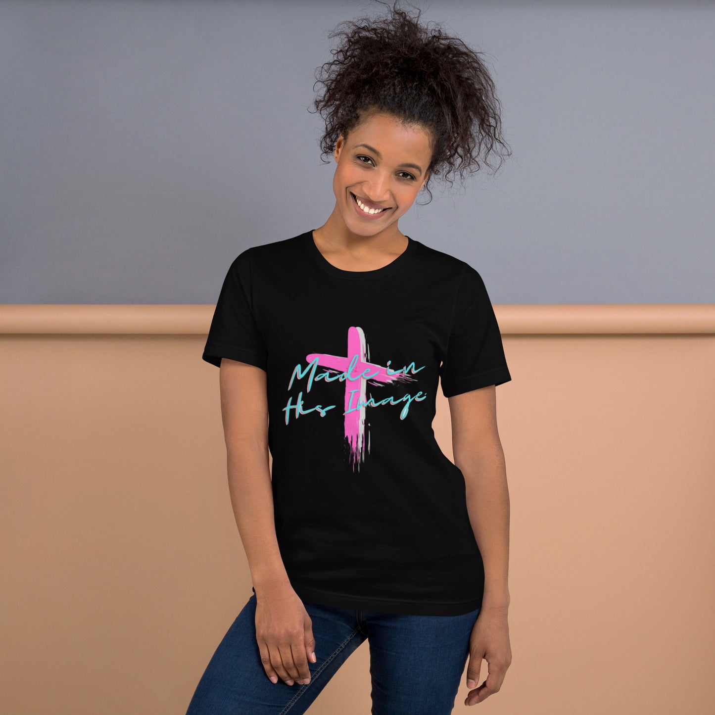 "Made in His Image" BC - 3001 Soft lightweight Pre Shrunk t-shirt - God's Armor Wear